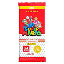 Super Mario Trading Cards Panini Box Of Fat Packs (FULL BOOSTER BOX SEALED)